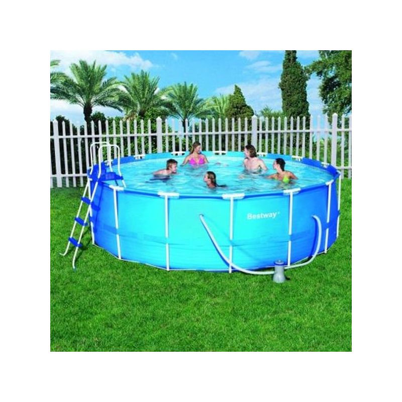 PISCINA PVC CIRC 457X122CM CART 16015LT STEEL PRO FP BESTWAY