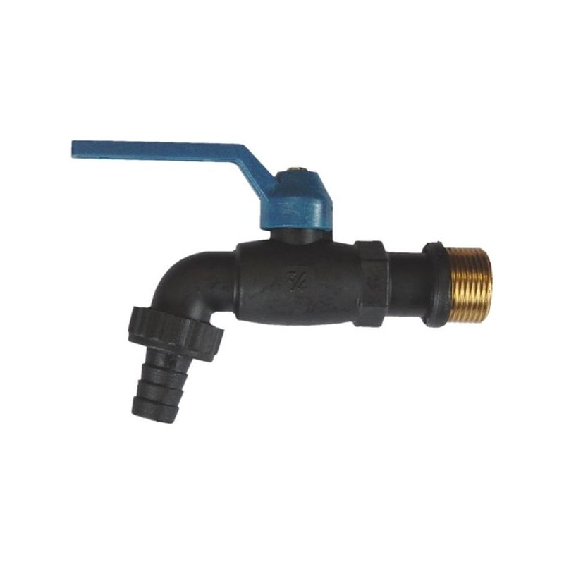 GRIFO JARD CURVO 3/4&quot; PALANCA R/LAT NYL NCH
