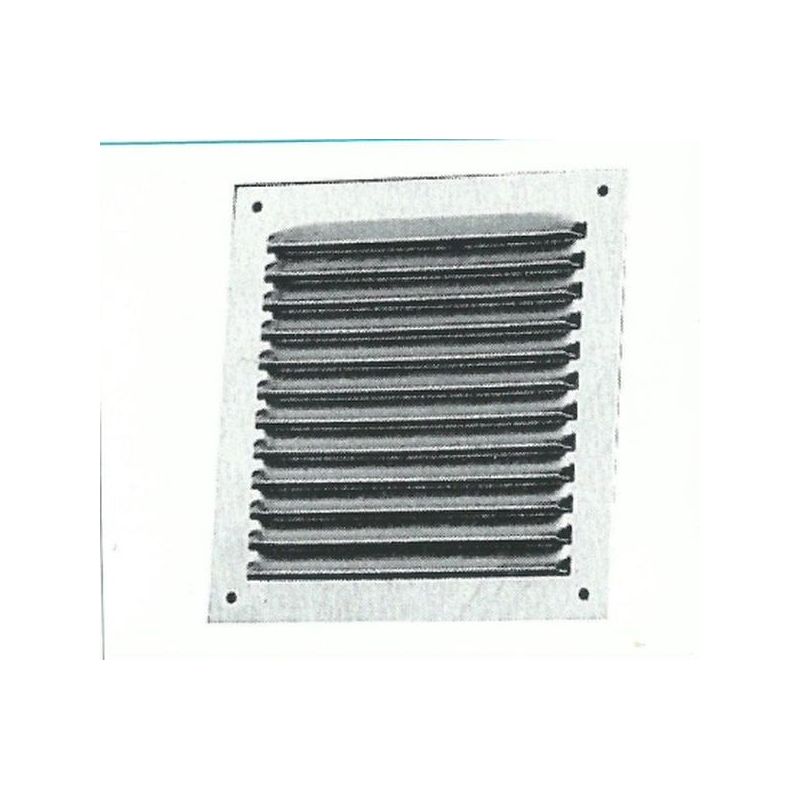 REJILLA VENT PLANA 170X170MM ALU LAC.BL VERWAL