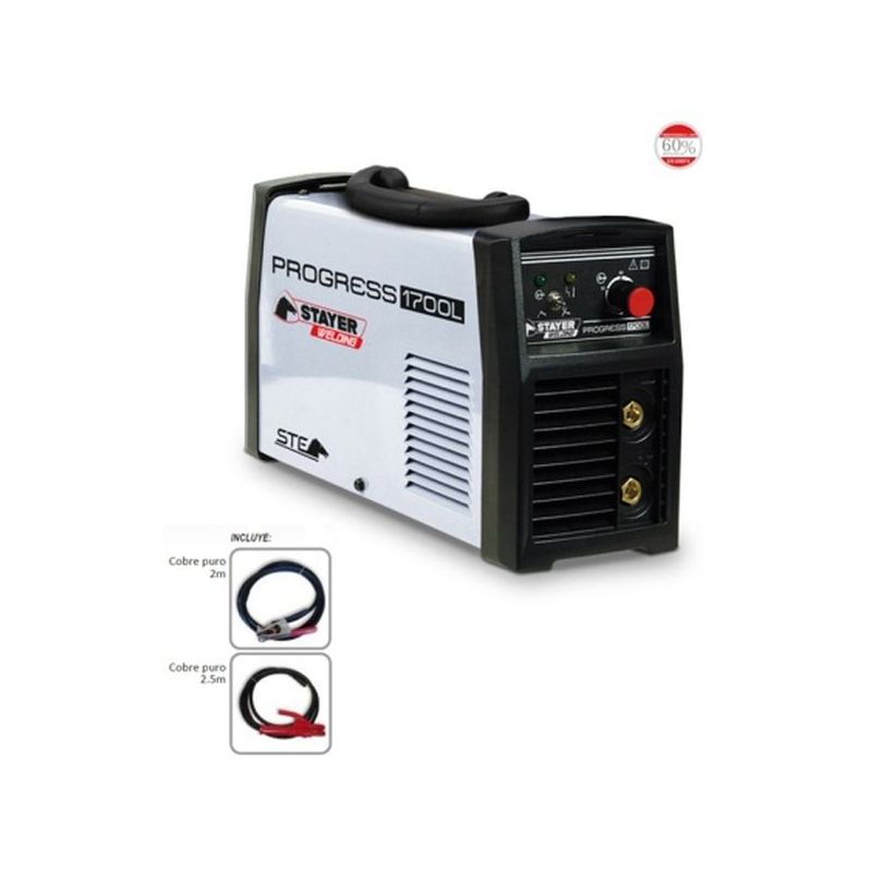GRUPO SOLD INVERTER 170AMP/60% 4,0MM +ACC STAYER