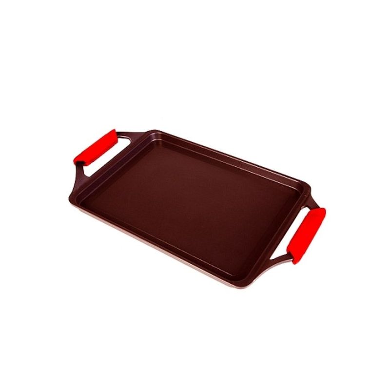 PLANCHA ASAR BAND 43X25CM LISA C/ASA AL/FU ECOSTONE COOKWARE