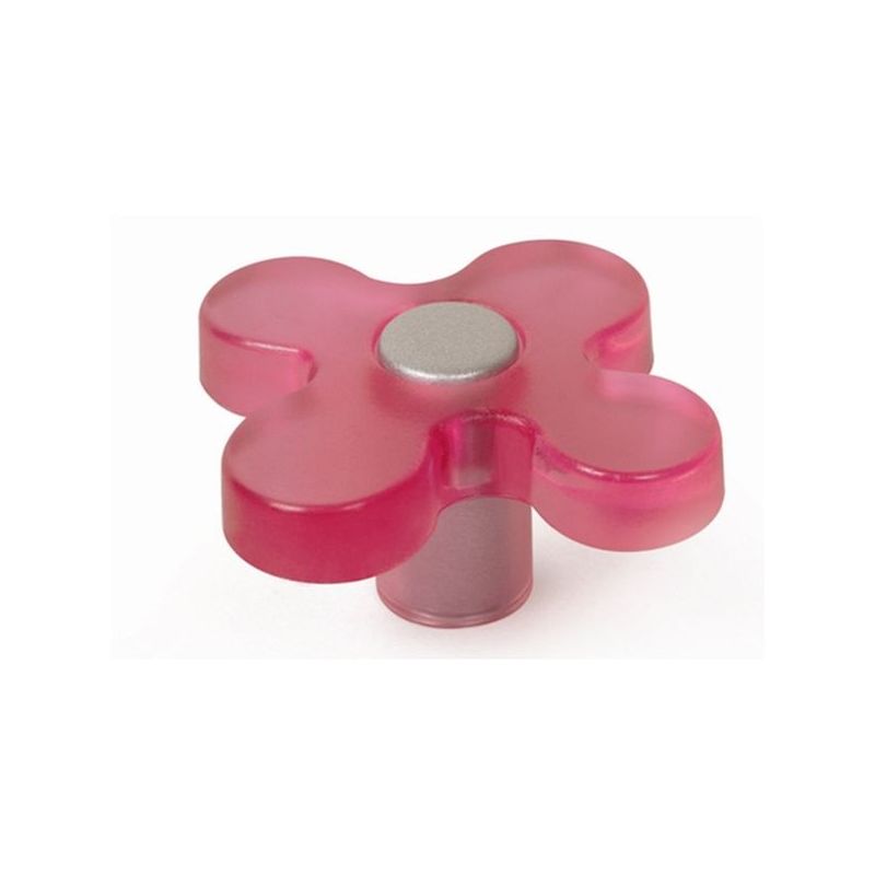 POMO MUEB 49MM INFANTIL ABS MAGENTA FLOR REI