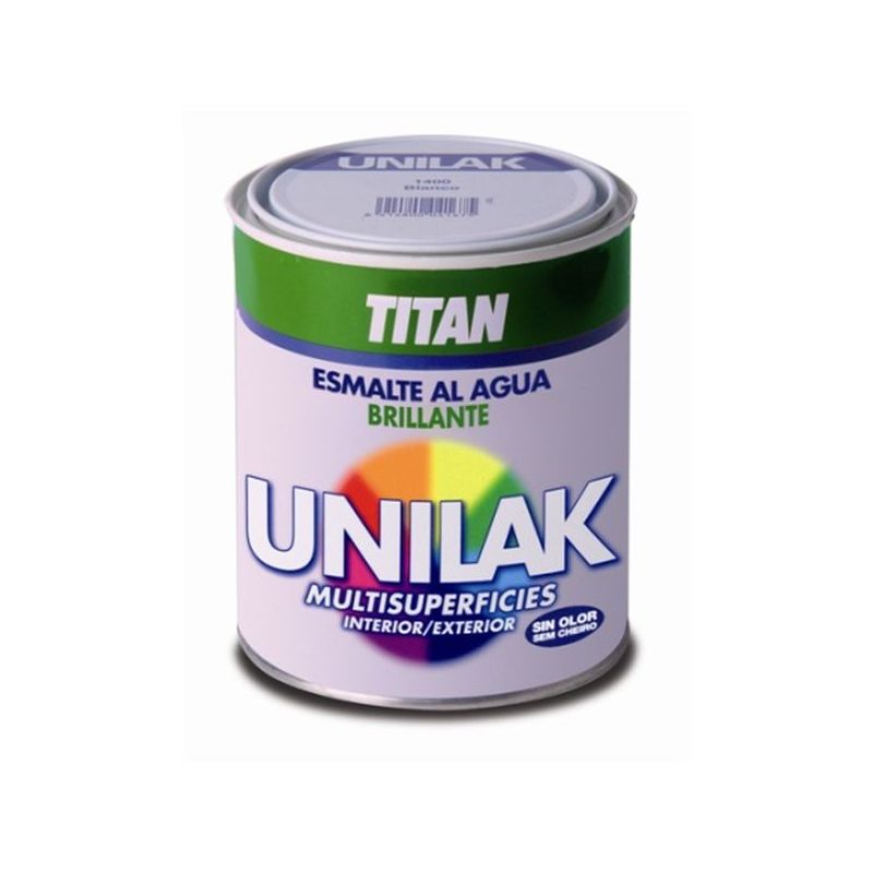 ESMALTE LACA BRI. 750 ML BL AGUA UNILAK TITAN