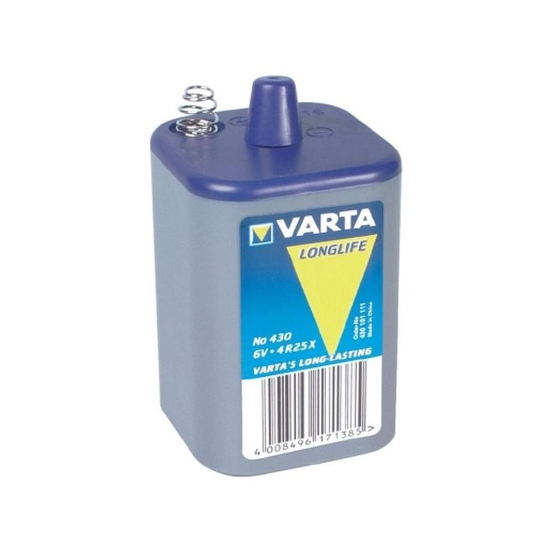 PILA ACUMULADOR BALIZA SEÑALIZACION 6V 4R25 SUPERLIFE VARTA