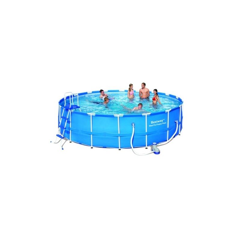 PISCINA PVC CIRC 549X122CM CART 23062LT STEEL PRO FP BESTWAY