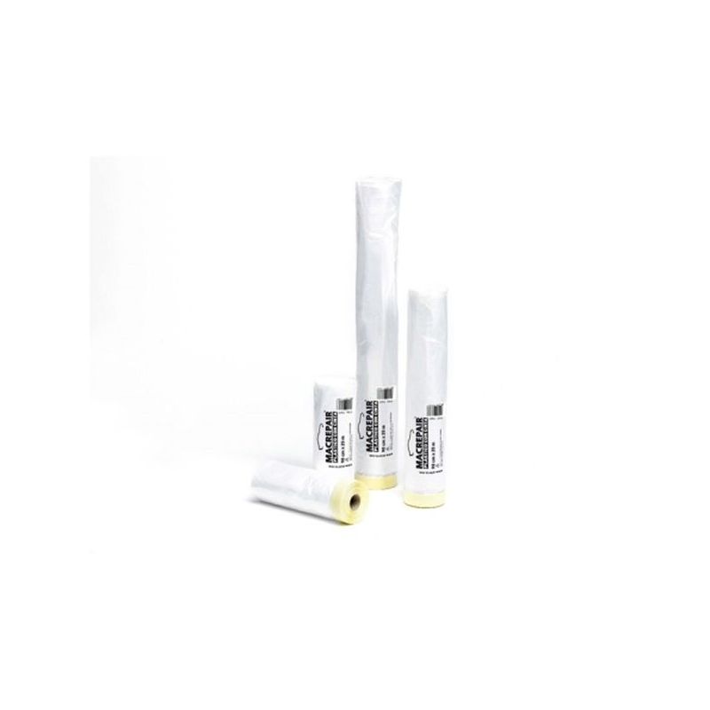 PLASTICO PROT C/CINTA 35 CM X 22,5 MT MACREPAIR