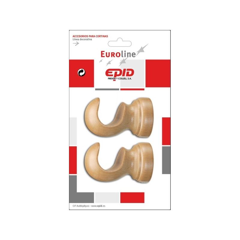 SOPORTE BARRA CORT 29MM TECHO MAD NAT EPID