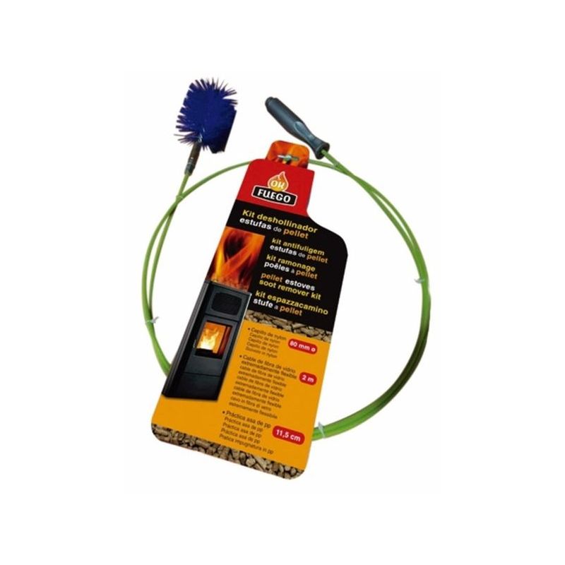 DESHOLLINADOR CHIMENEA MECANICO PELLET OK FUEGO