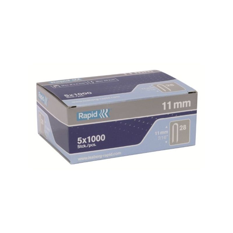 GRAPA ELEC CABLE 11MM N§28 RAPID 5.000 PZ