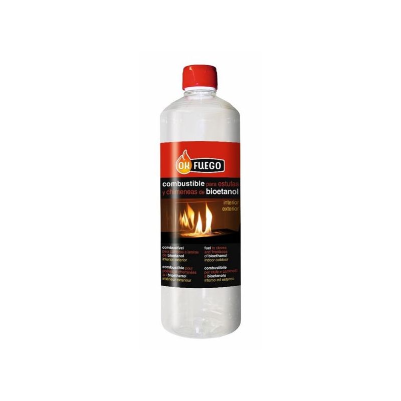 COMBUSTIBLE CHIMENEA-BIO LIQ ORIGEN NATURAL OK FUEGO 1 LT