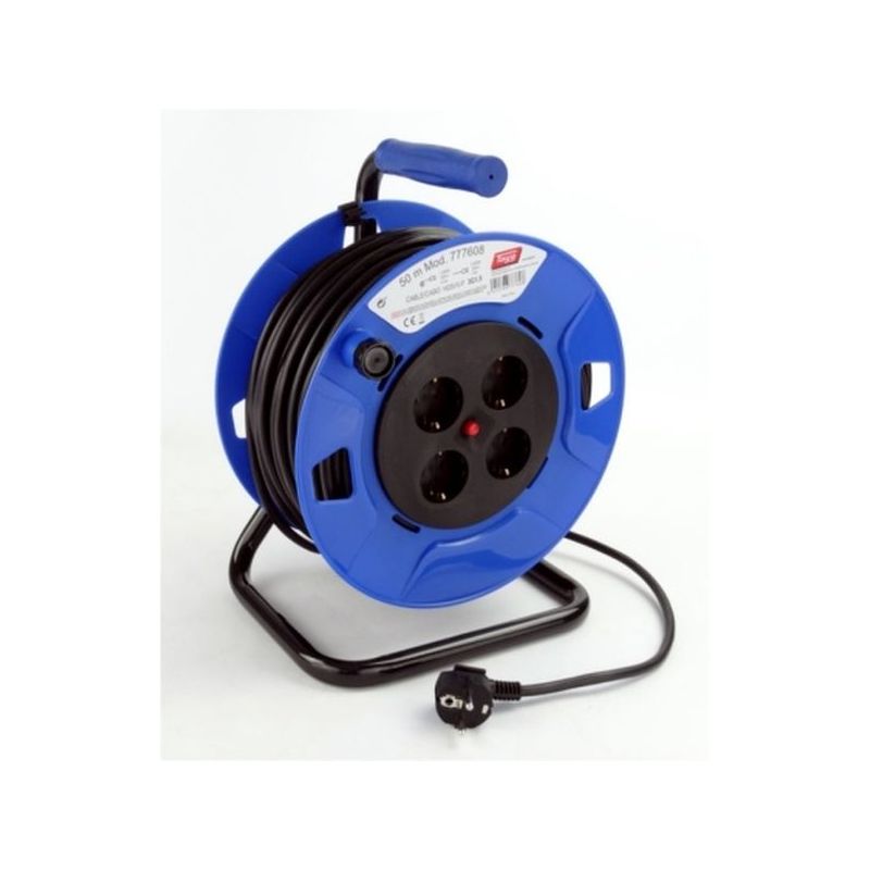 ENROLLACABLE 3X1,5MM 50MT 3000W 265MM IP20 4T-TT TERM. TAYG
