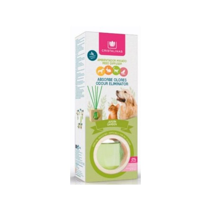 AMBIENTADOR HOG 30ML JARDIN CRISTALI. VER MIKADO ABSORBE OLO