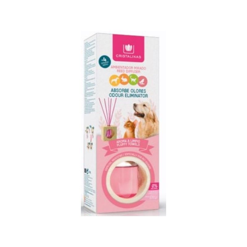 AMBIENTADOR HOG 30ML AROMA LIMPIO CRISTALI. ROSA MIKADO ABSO