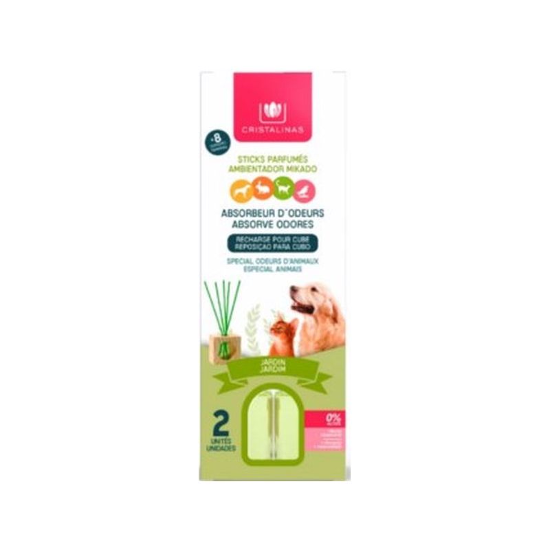 AMBIENTADOR HOG 30ML JARDIN CRISTALI. VER MIKADO ABSORBE OLO