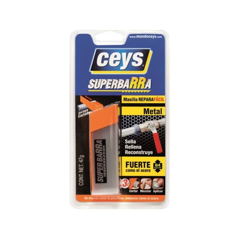 MASILLA EPOXI METAL 47 GR REPAR. SUPERBARRA CEYS