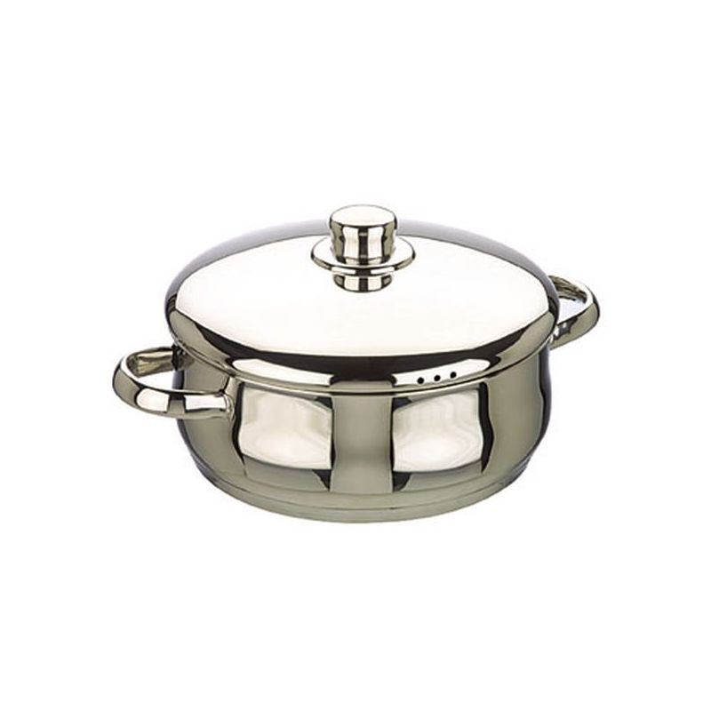 CACEROLA 28CM C/TAPA INOX OSLO IBILI