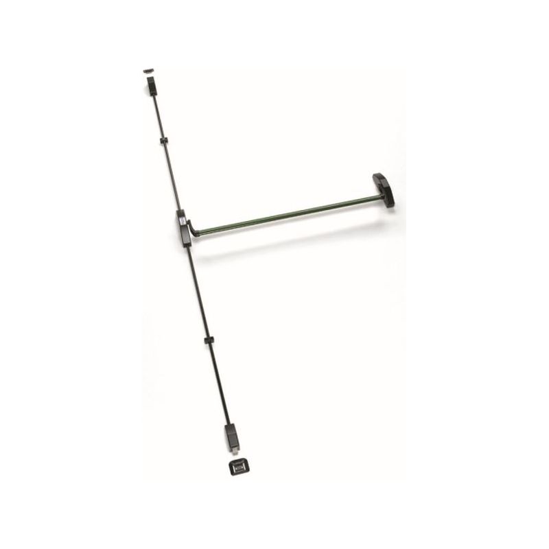BARRA ANTIP. SOBR. 90CM 1930.908.NV NEG/VER 2 PUNTOS TESA