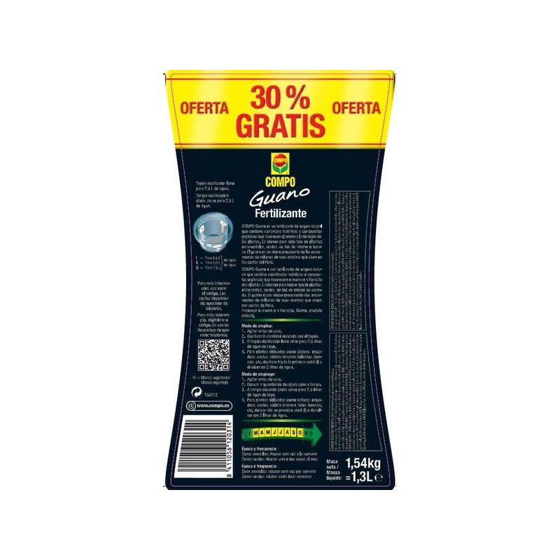 ABONO PLANT LIQ COMPO GUANO 1203112011 1,3 LT