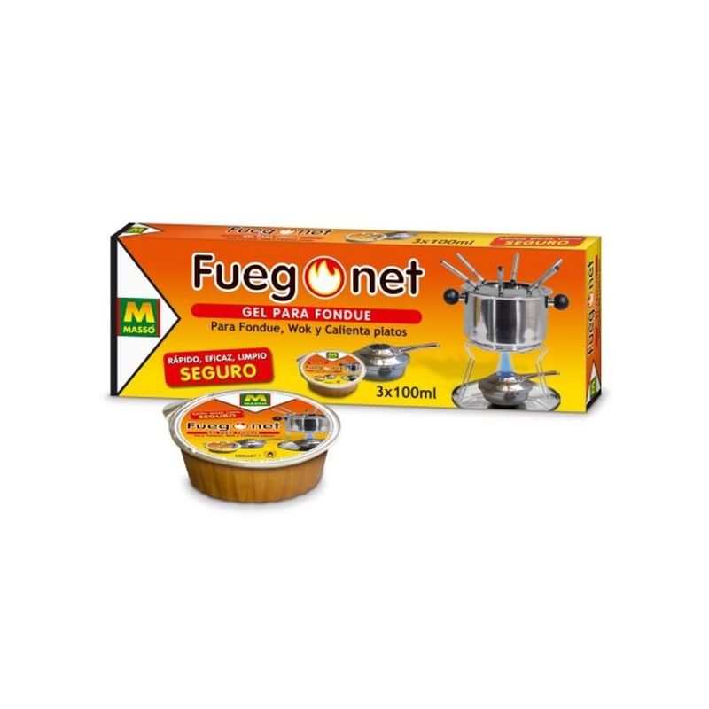 GEL ENCENDEDOR FONDUE FUEGONET 3X100 ML 231112