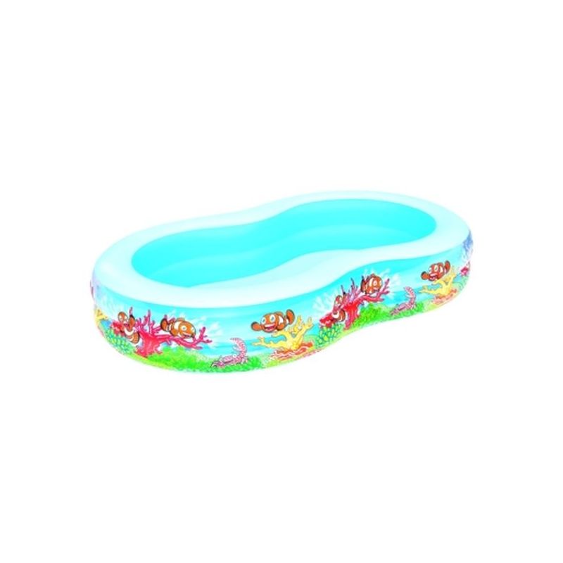 PISCINA HINCH OV 262X157X46CM FAM FONDO MAR BESTWAY