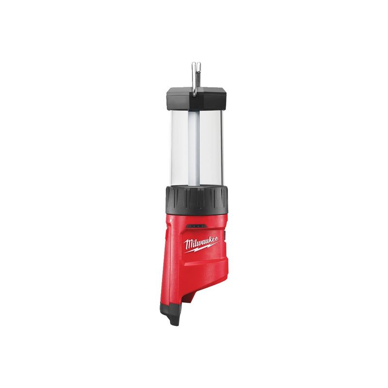 M12LL-0 Linterna LED M12™ TRUEVIEW™, 4 modos - 400/200/40/400 Lúmenes, protección IP24, ajustable 180°-360°, conexión USB, 2 ganchos para colgar. Se suministra en versión cero, sin baterías ni cargador