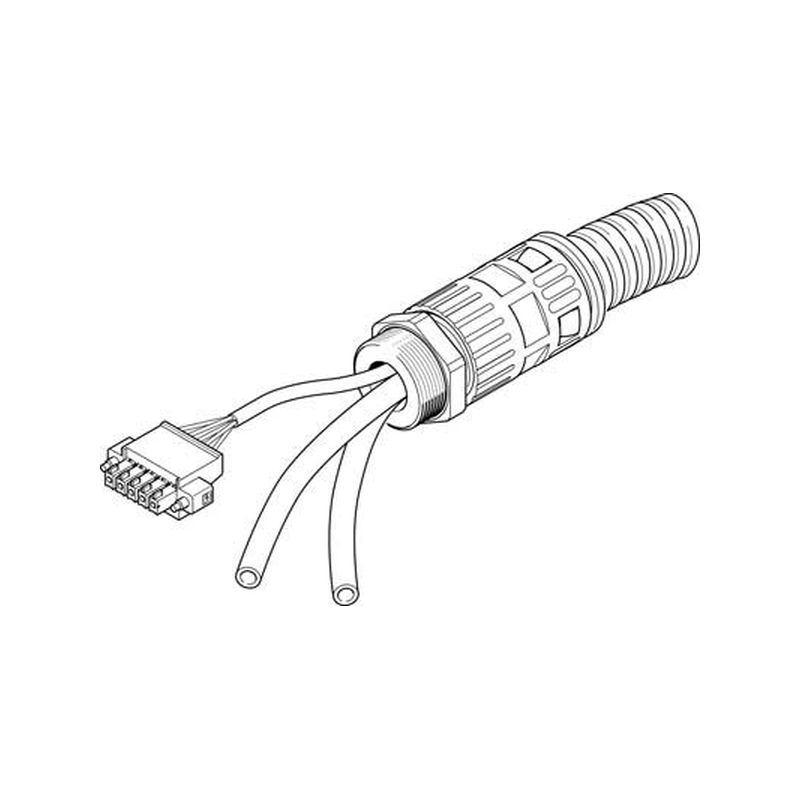 Cable conex. NHSB-A1-10-BLG5-LE5-PU8&amp;