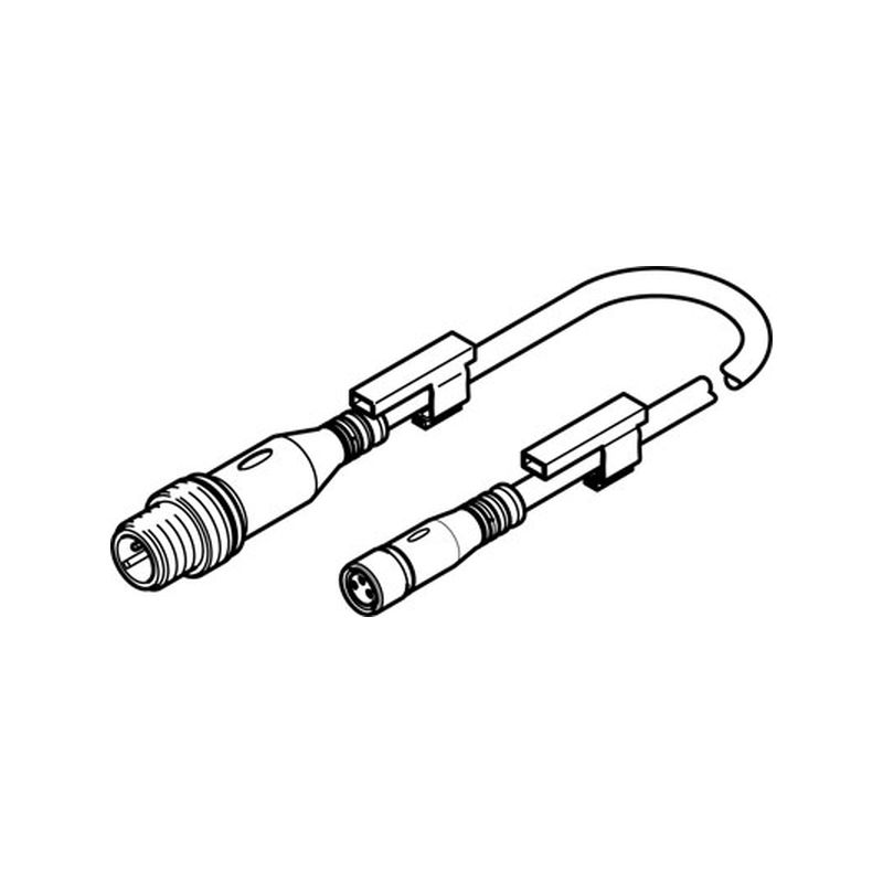 Cable.conexión NEBU-M8G3-K-0.5-M12G3