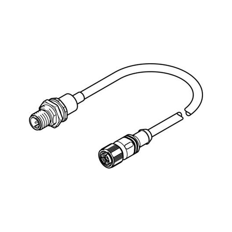 Cable del motor NEBM-M12G4-RS-2.23-N-M1&amp;