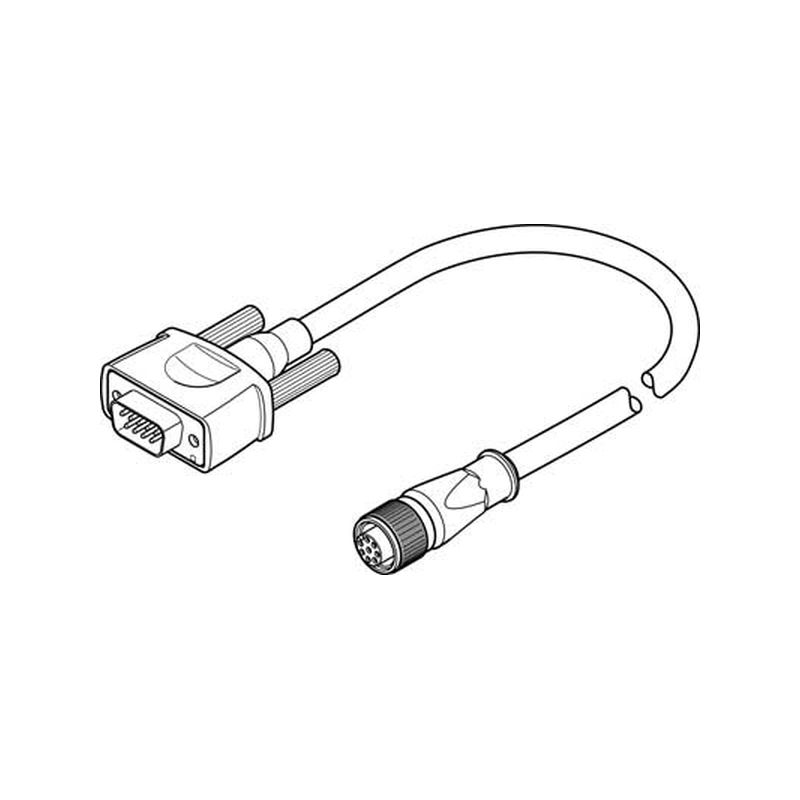 Cable encoder NEBM-M12G8-E-25-S1G9