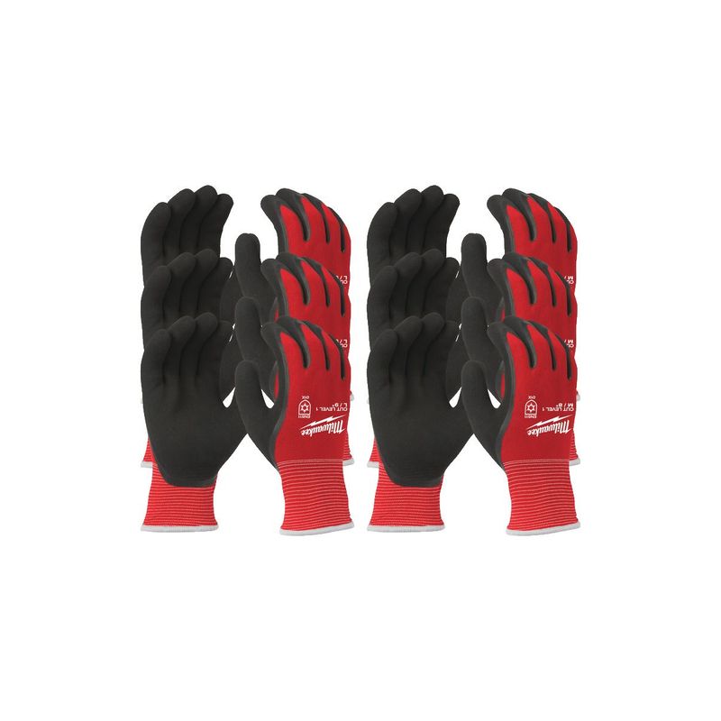 12 guantes Prot.térmica anticorte Nivel 1 - L/9 - Pack de 12 pares