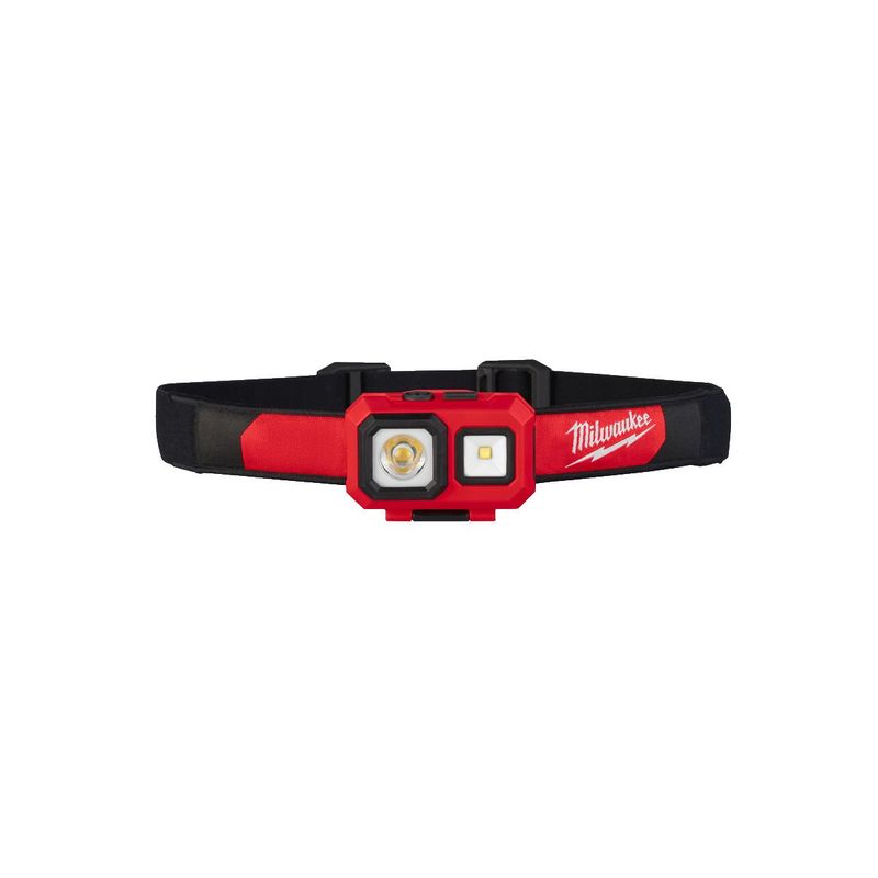 HL-SF Linterna frontal con pilas alcalinas TRUEVIEW™, 5 modos - 450/350/150/25/350 Lúmenes, protección IP52, cabezal rotativo de 7 posiciones. Funciona con 3 baterías AAA (incluidas)