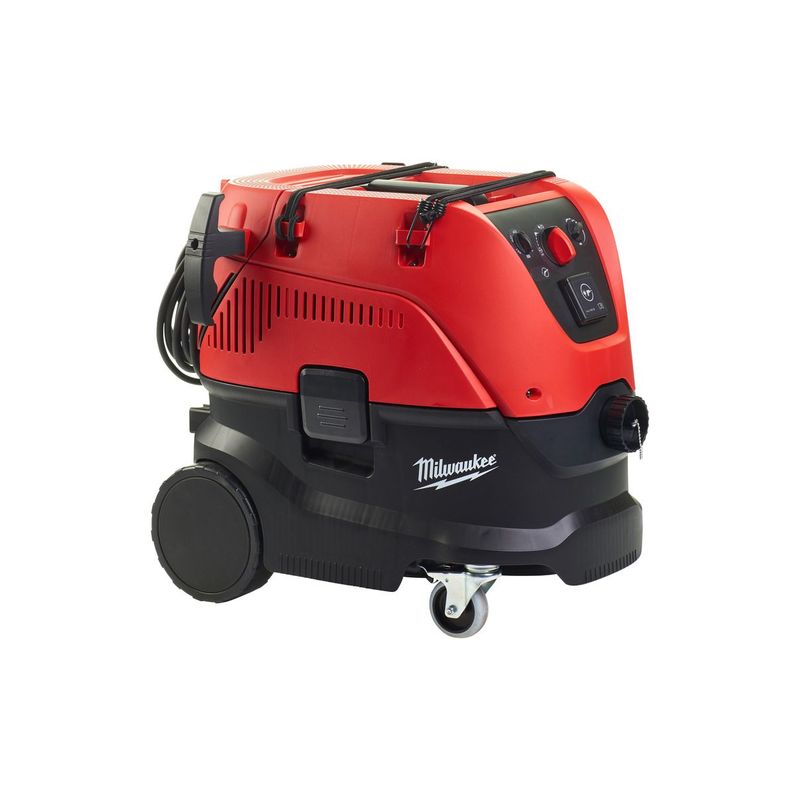AS30MAC Aspirador de polvo de 30l, clase M, 1200W, líquidos y sólidos, 250mbar de succión, sistema de limpieza de filtro