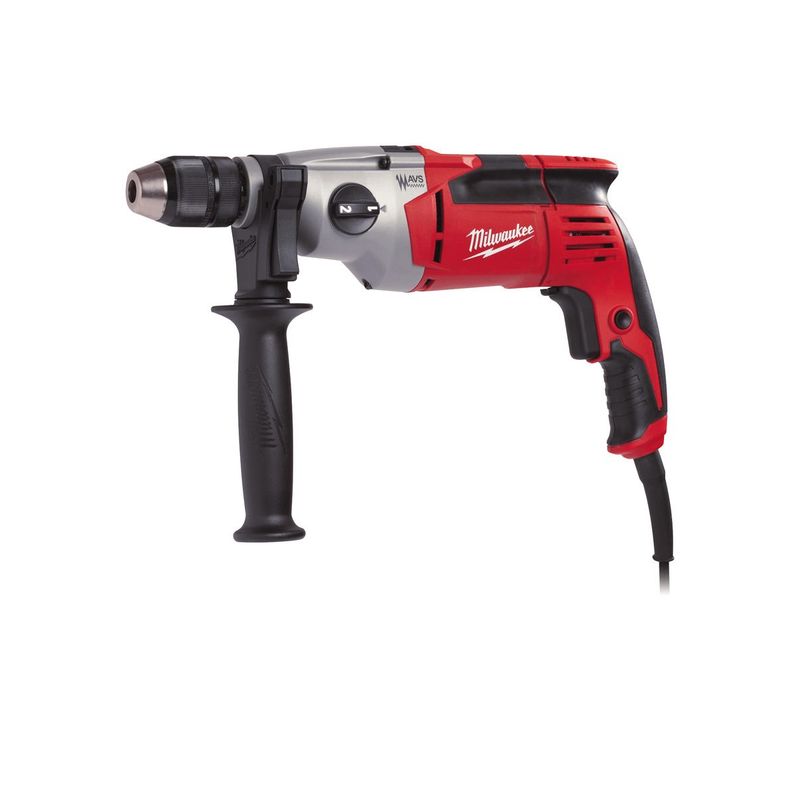 PD2E24R Taladro percutor de 1020W, 2 velocidades, AVS, Softgrip, portabrocas automático 1,5-13mm, par máximo 60Nm. Se suministra en kitbox