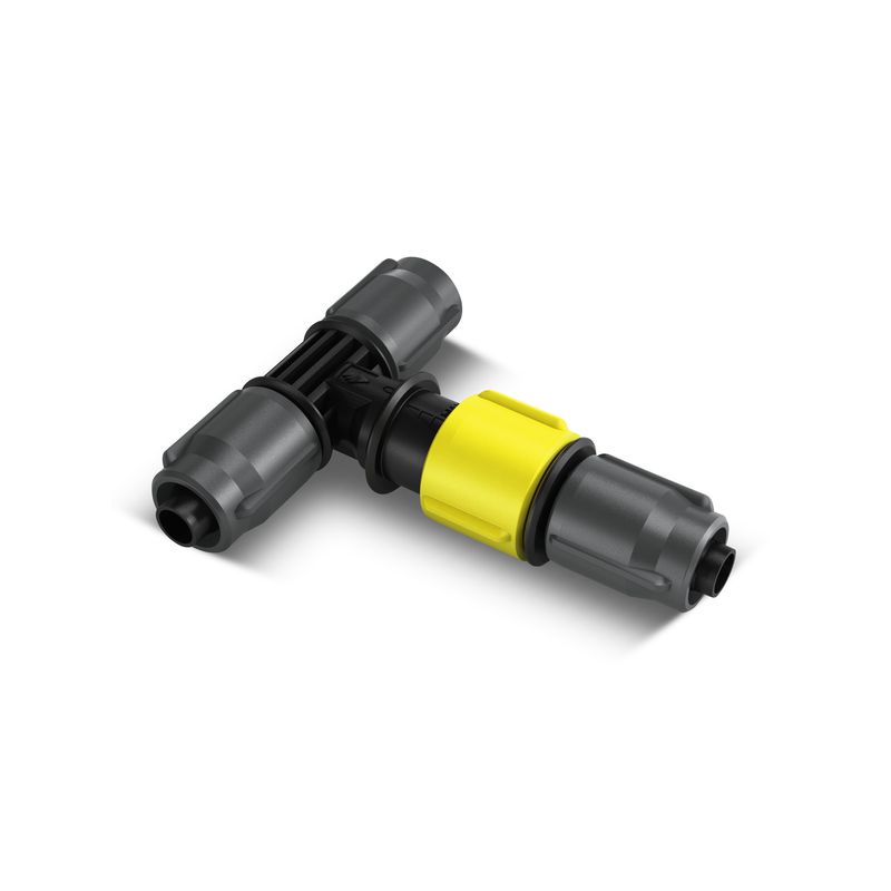 Conector de tres vías con regulación