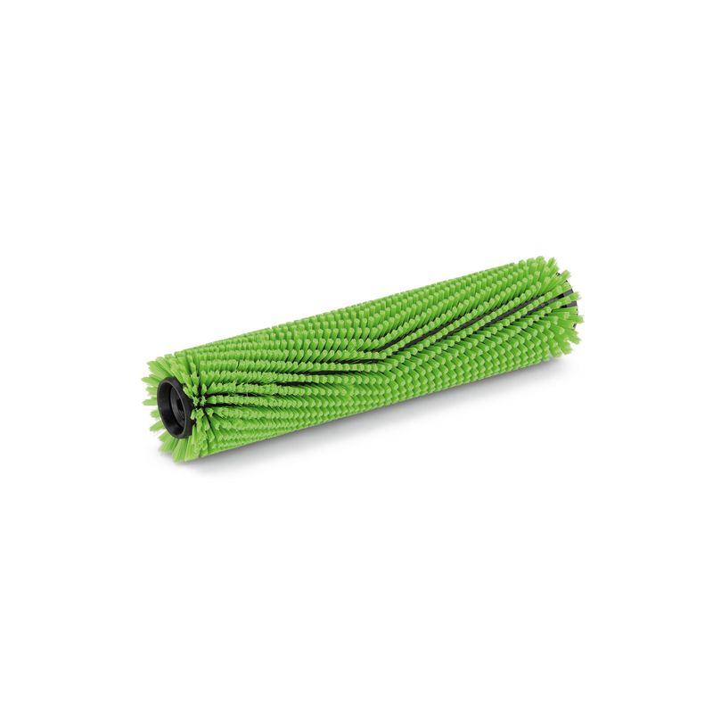 Cepillo cilíndrico, semiduro, verde, 400 mm