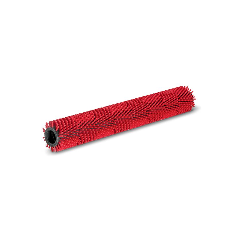 Cepillo cilíndrico, medio, rojo, 638 mm