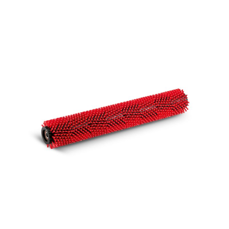 Cepillo cilíndrico, medio, rojo, 700 mm