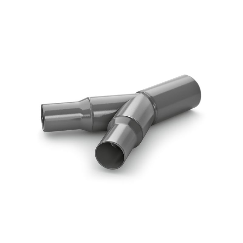 Tubo IV, distribuidor en forma de Y Ø 120 mm a 100 mm