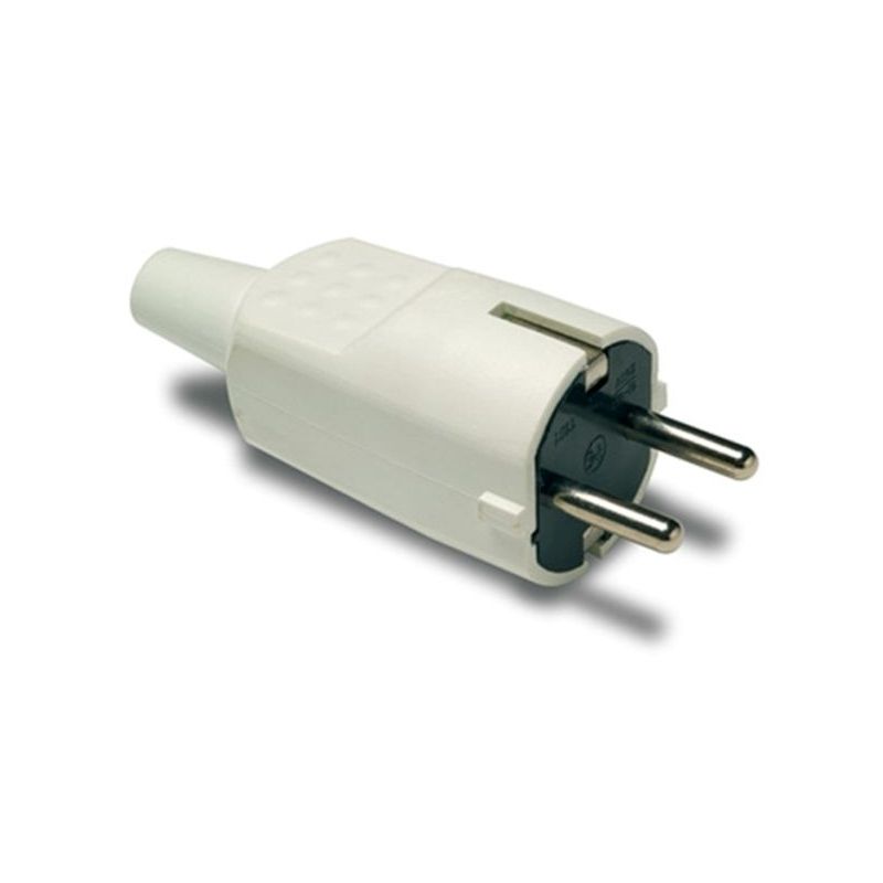 CLAVIJA PVC TT-16A 250V BLANCA