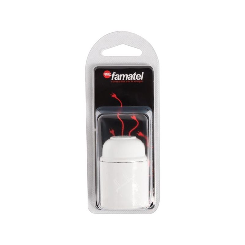 PORTALAMPARAS E-27 BLANCO BL F