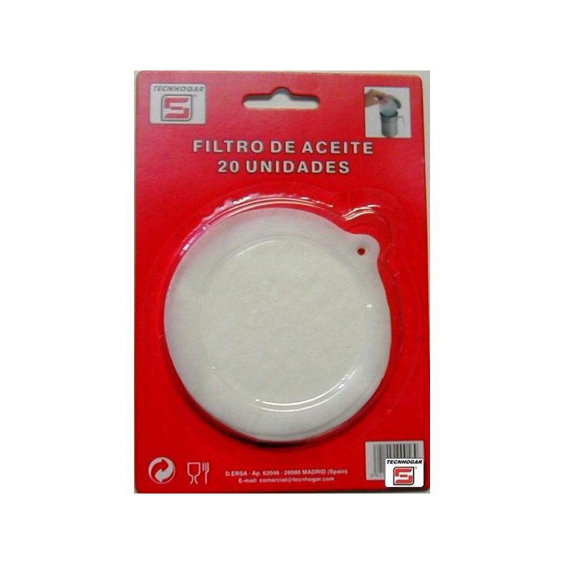 FILTRO ACEITE GRASERA 20UD.916