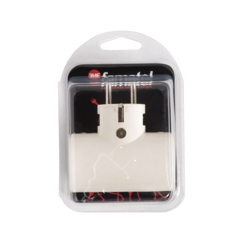 ADAPTADOR TT 16A-250V DOBLE BL