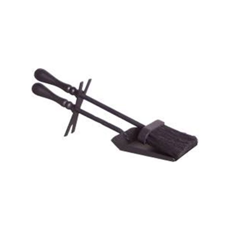 RECOGEDOR LIMPIA CHIMENEA 38CM+ESCOBA VIVA