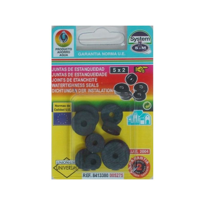 JUNTA FONTAN SOLETA GRIFO 10PZ SURTIDO S&amp;M 10 PZ            