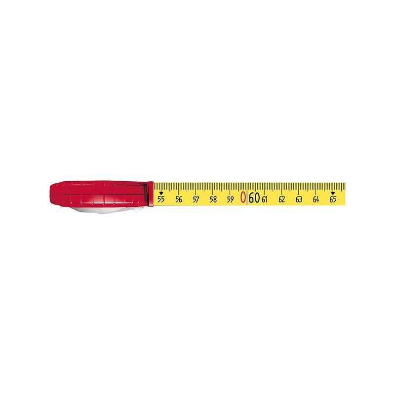 Cinta métrica caps.acero 10mx13mm amari. FORMAT