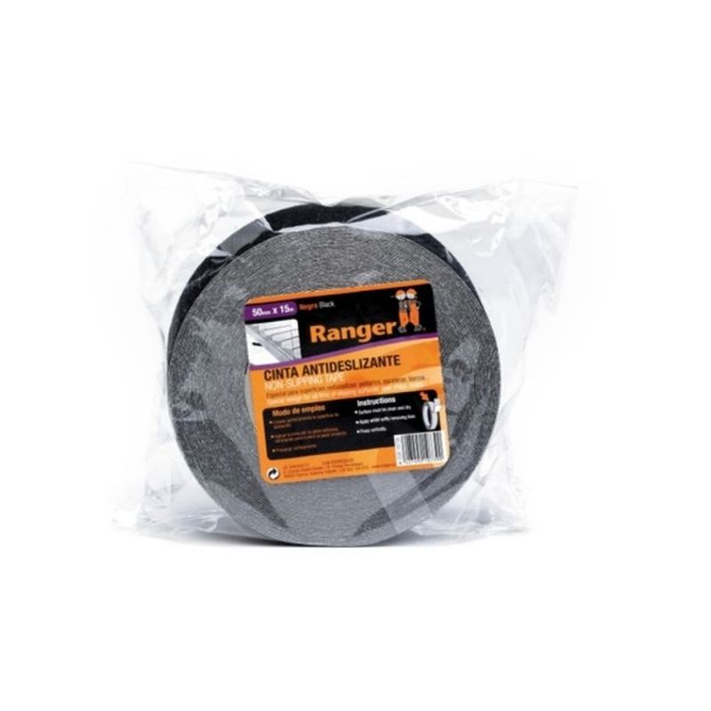 ROLLO CINTA ADHES.ANTIDESLIZANTE NEGRO 50X15 MTS.