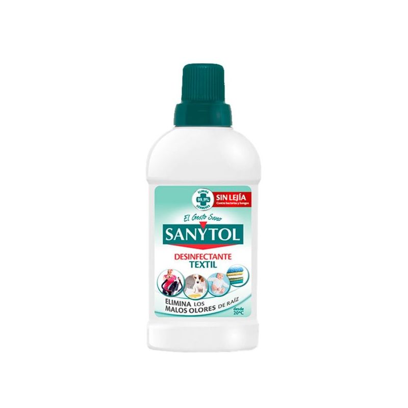 LIMPIADOR DESINFECCION TEXTIL SANYTOL 0,5 LT