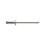 Remache ciego A2/VA pulsador hongo 4,8x10 mm